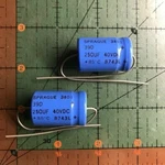 250UF 40V Sprague Axial Electrolytic Capacitor 39D257G040GE4 Amp Audio 2PCS. Fixed Price $21.95.