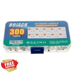 Bojack Ceramic Capacitor Kit Values 300 Pcs 0.1-10UF Assortment. Fixed Price $20.00.