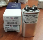 Mars 14033 Motor Run Capacitor 12.5 Mfd, Oval 440/370 Vac Dual Voltage Rated. Fixed Price $8.90.