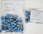 Xicon Capacitors 16V 220UF & 35V 47UF Aluminum Electrolytic Radial. Fixed Price $15.00.
