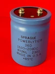 Large Electrolytic Capacitor By Sprague Electric Company 36D,. Fixed Price $17.99.