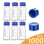 1000PCS 2ML Autosampler Vials+caps Clear Glass Bottles Hplc Fits Agilent Beckman. Fixed Price $132.99.