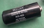 Mallory Capacitor HC5010A 1000UF 50V Dc Type Phenotic Case Motor Start New. Fixed Price $31.14.