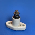 Ef Johnson #24 Porcelain Stand Off Radio Transmitter High Voltage Insulator .5". Fixed Price $7.99.