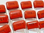 12X - .22UF 250V (10%) (nichicon Qxk) Polyester Film Audio/hifi/tone #203. Fixed Price $7.99.