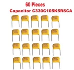 (60 Pcs) Kemet C330C105K5RSCA 1UF 50V X7R Ceramic Capacitors Military Standard. Fixed Price $34.89.