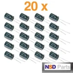 20 Pcs Nichicon 680UF 35-VOLT Radial Low-esr 105-DEG UPW1V681MHD 680MFD 35V. Fixed Price $15.99.