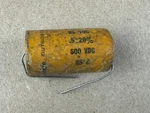 Nos Vintage Gi Pyramid Wax Capacitor .5 Uf 600V Guitar Tube Amp Tests Good. Fixed Price $20.00.