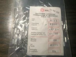 (100 Pcs.) Nos Mial Polystyrene Film/foil Audio Capacitors 2200PF 160V .0022UF. Fixed Price $19.99.