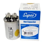 Supco CR7.5X370R Hvac Motor Round Run Capacitor Mfd Volts. Fixed Price $9.03.