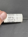 Efc 4UF 400VDC Film Capacitor Axial 1313TF-3 10%. Fixed Price $5.99.