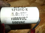 Efc SP1213TC-X Capacitor 1.0UF 10% 1000VDC 500VAC Metallized Polypropylene Film. Fixed Price $13.89.