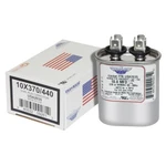 10 Uf/mfd Oval Universal Capacitor Replacement Amrad USA2035 For 370 440 Vac. Fixed Price $14.99.