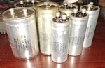 Lot Of 8 Nos Electrolytic Capacitors Various Types 4500MFD 100V 1000MFD Etc. Fixed Price $17.50.