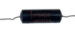 Sprague Black Capacitor 600VDC .1MF+10%-6TM-P10, Nos. Fixed Price $14.99.