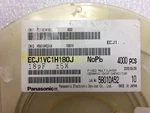 ECJ-1VC1H180J Panasonic Cap Cer 18PF 50V C0G/NP0 0603 20 Pcs. Fixed Price $14.40.