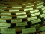 15 Pcs 1UF 250V Radial Metallized Film Capacitor MKT1822-510-255 Roederstein. Fixed Price $16.30.
