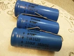 Sprague Atom Tva 1716 80UF, 1620 100UF, 1718 Electrolytic Capacitor (3). Fixed Price $35.98.