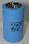 Cornell Dubilier Cde 68000UF 50VDC Screw Terminal Bus Capacitor 500C683T050CC2A. Fixed Price $50.00.