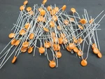 Sprague 561R10TCCQ20 Capacitor Ceramic 20PF 1000V 5% Radial - Lot Of 50 Pieces. Fixed Price $14.50.