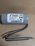 Advance 7C550P24RA Dry Film Hid Capacitor, Mfd, 240V, 1.75" Dia (new No Box). Fixed Price $22.00.
