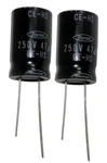Marcon CEHSM2E470M3 Radial Electrolytic Capacitor 47UF 250V 20% Tolerance Pcs. Fixed Price $10.55.