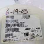 Atc 100A1R8CW-150XT Qty Of Per Lot Cap Smt Cer 1.8PF 150V .25PF 0505 T/r. Fixed Price $55.00.