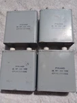 4 Vintage Pyramid 10UF 600VDC Oil Capacitor Audio / Tube Amp. Fixed Price $100.00.