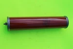 Vintage Oil Filled High Voltage Capacitor 40NF 20KV Glass Tube Body Copper Caps. Fixed Price $40.36.