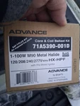 Advance Transformer 71A5390-001D Core & Coil Ballast Kit 7C120M30RA. Fixed Price $97.99.