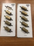 9 Vishay Dale RH0255K000FC02 RH-25 Type 25W 1% M0130 Alum. Power Resistor. Fixed Price $40.00.