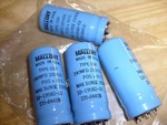 4 Lot Mallory Capacitors 390MFD 200VDC Type Cgr - Big , Industrial ?. Fixed Price $27.50.