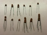 Sprague Ceramic Disc Capacitor Lot Nos 21PCS 0.075 F 0.30 Includes X5E. Fixed Price $39.50.