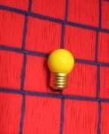 Box Of 25 Ceramic Bug E26 Yellow Outdoor Sign & Night Light Bulb 7.5S11. Fixed Price $59.99.