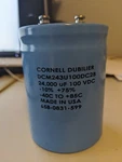 Cornell Dubilier DCM243U100DC2B Capacitor. Fixed Price $50.00.