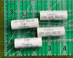 .1UF 800V Axial Film Capacitor Polypropylene / Foil Dearborn 710P104X5800 10PCS. Fixed Price $57.15.