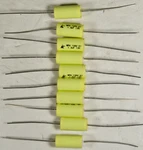 1UF 100V Film Capacitor 1.0UF Dc 10% Axial Cde/illinois 105MPH100K 10/ORDER. Fixed Price $8.00.