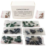 Kit, 90 Assorted Disk, Mylar, And Electro Capacitors In Storage Box. Fixed Price $11.99.