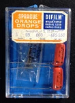 3 Nos Sprague Orange Drops .05 F 600VDC Capacitors *new* 6PS-S50. Fixed Price $30.00.