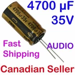 1/5/10 Pcs 4700UF 35V 18X35.5MM Nichicon Fw Series For Audio Amplifier. Fixed Price $8.52.