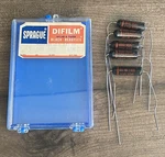 Sprague Capacitors Black Beauties Difilm 6TM-D10 .001 600V Nos Lot Of 5. Fixed Price $29.99.