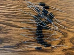 25PC Electrolytic Capacitor Axial 2000HR +105 Rohs 2.2UF 50V 6X13MM Supertech. Fixed Price $12.00.
