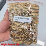 1W! 5% 1000PCS Values - 1M Assorted Carbon Film Resistors Assortment Kit. Fixed Price $26.99.