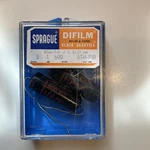 Vintage Sprague Black Beauty 6TM-P10 .1UF 600V Difilm Capacitors (set Of 3). Fixed Price $55.00.