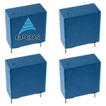 G28743 (pkg 25) Epcos High Voltage Polypropylene Film Capacitor 0.1UF 1KVDC. Fixed Price $8.00.