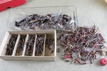 Lot Electronic Components Mixed Salvaged Resistors Transistors Capacitors. Fixed Price $29.00.