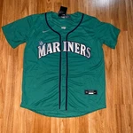 Seattle Mariners Cal Raleigh Aqua Teal Stitched Mens Jersey. Fixed Price $45.00.
