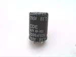 SLPX222M063A3P3 Cornell Dubilier Capacitor Snap In Electrolytic 2200UF 20% New. Fixed Price $10.22.