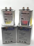 Lot Of Toptech TT-CAP-20/440 Oval Capacitors Mfd 370 Vac. Fixed Price $13.99.