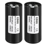 2PCS Motor Start Capacitors 540-648UF/MFD 125V 50/60HZ CD60 Run. Fixed Price $19.80.